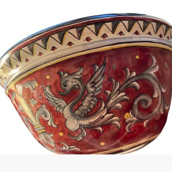 Maioliche Nulli Deruta Italy Majolica Wall Planter EUC - Picture 7 of 9